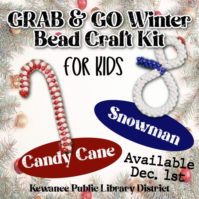 Festive Fun Awaits Kids with Free Winter Bead Craft Kits from Kewanee Public Library