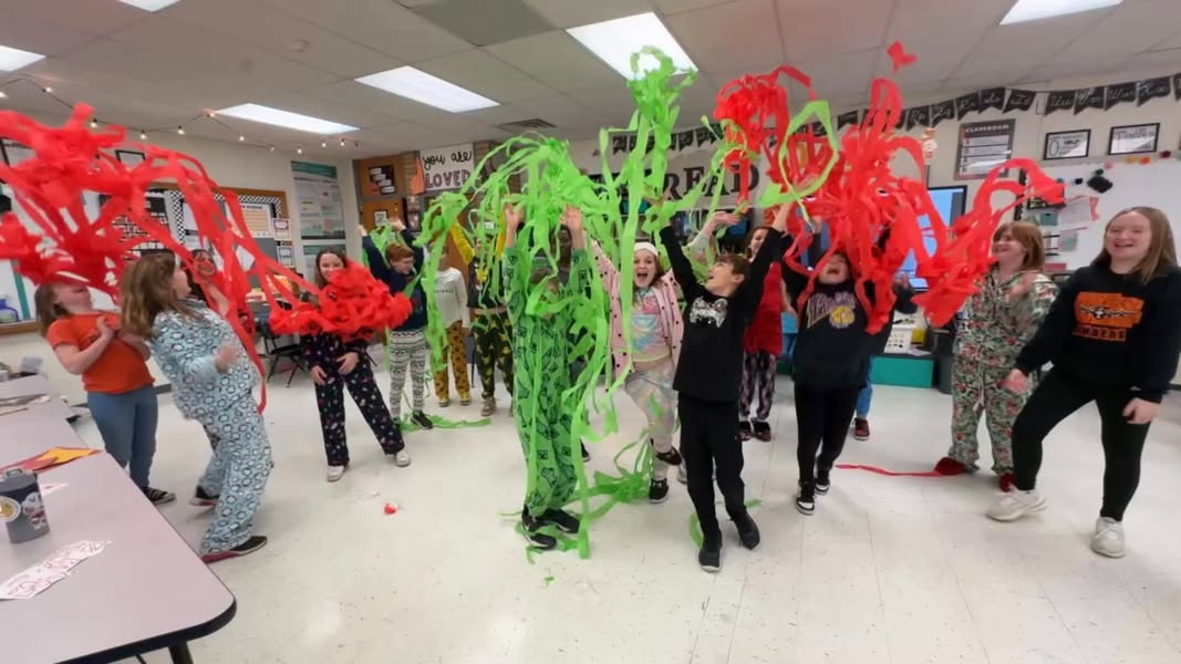 Closing the door on 2024 and jumping for joy for what break has in store-the Schultzee Crew is shouting Happy Holidays t…