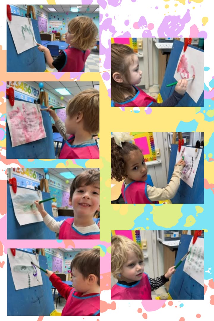 Mrs. Cottrells students love using watercolors to write their names! #mac185