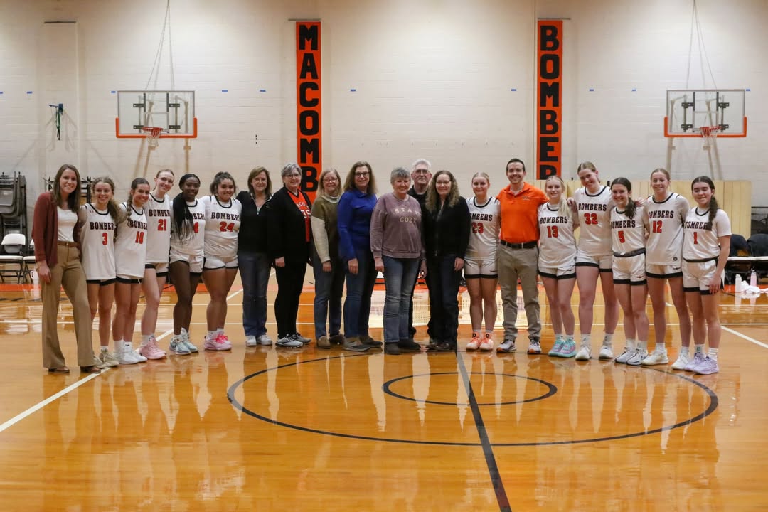 Bomber Girls Basketball defeated North Fulton 56-29. We also celebrated the Alumni players from 1973-1999. Sandy (Holzwa…