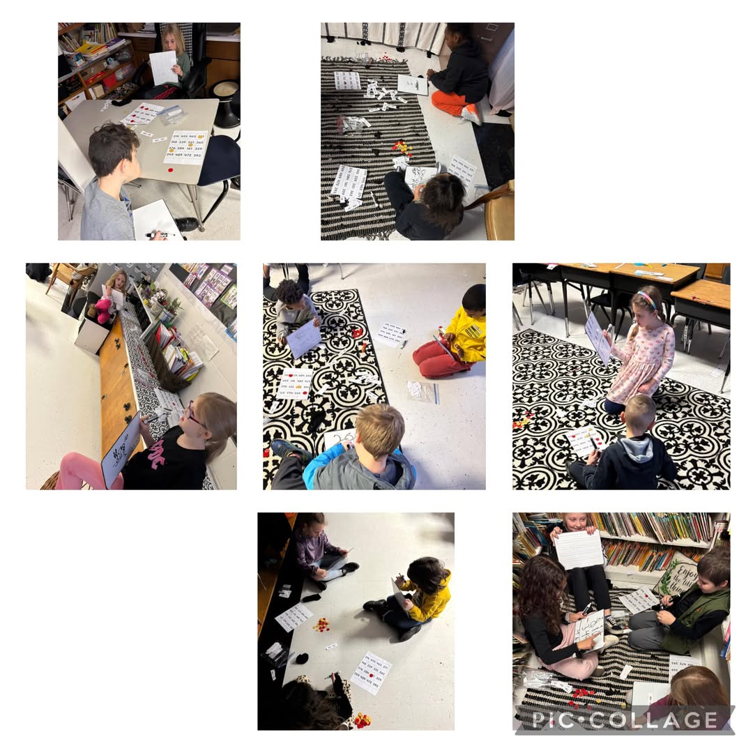 Mrs. Coupland’s class enjoyed practicing subtracting with regrouping facts by playing 4 In a Row! #MAC185