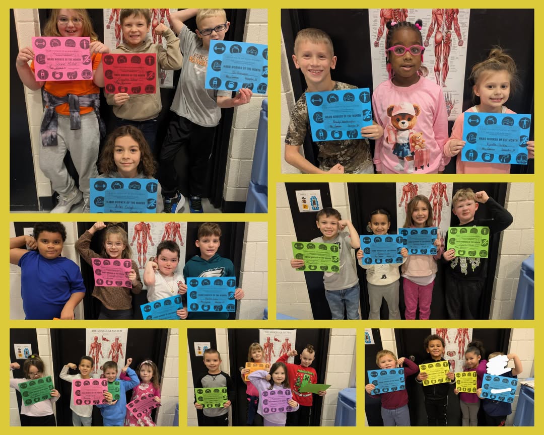 Lincoln Elementary hard workers of the month! #MAC185