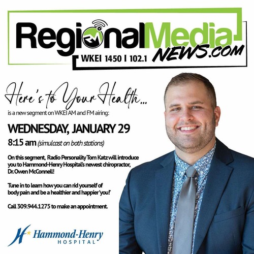 “Here’s to Your Health” with Dr. Owen McConnell from Hammond-Henry Hospital