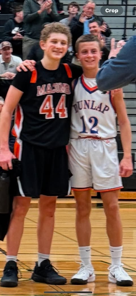 Congratulations Bomber 7th Grade Basketball player Dean Wagoner. He was selected to receive the Sportsmanship Pin during…