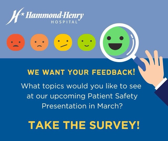 Your Voice Matters in Shaping Our Patient Safety Presentation at Hammond-Henry