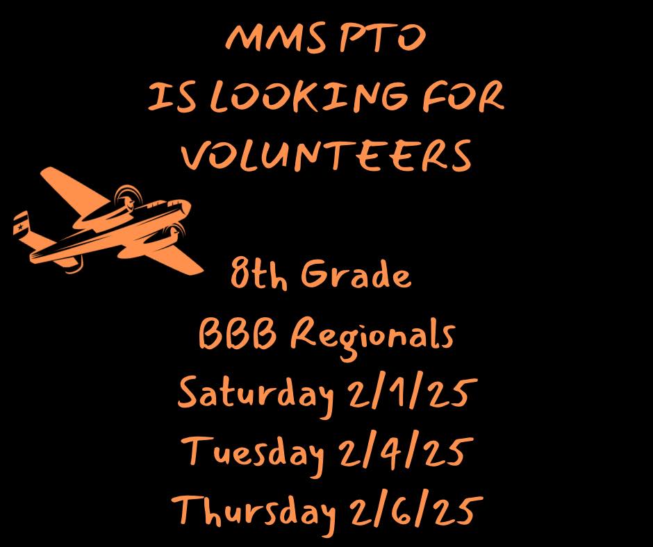 Macomb is the host for the 8th grade BBb regional and PTO is looking for volunteers to help with concessions and admissi…