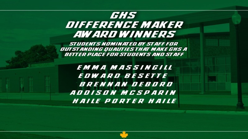 Geneseo High School Students Shine with Difference Maker Award Recognition