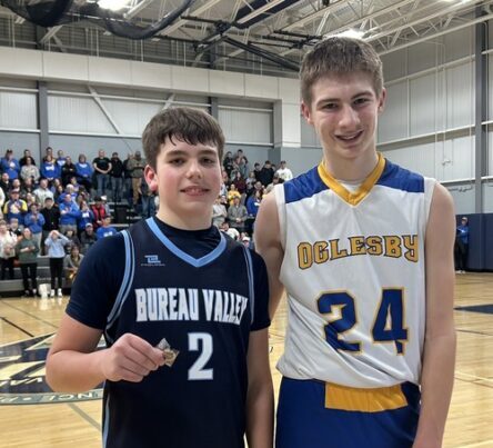 Owen Cady and Gavin Stokes Awarded the Outstanding Sportsmanship Pin