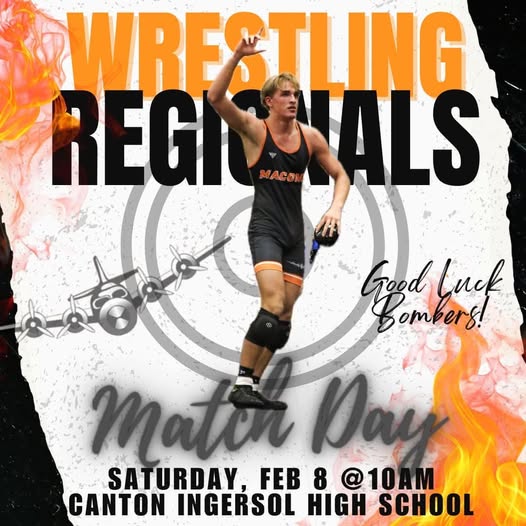 Good luck at Regionals, Bombers Wrestling!