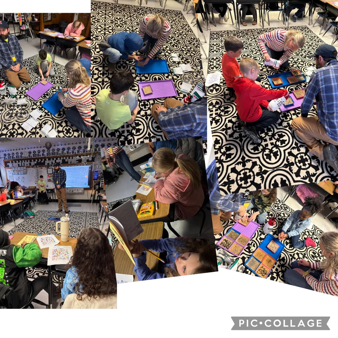 Mrs. Coupland’s class enjoyed another visit from the Master Gardeners today! Students learned all about planting microgr…