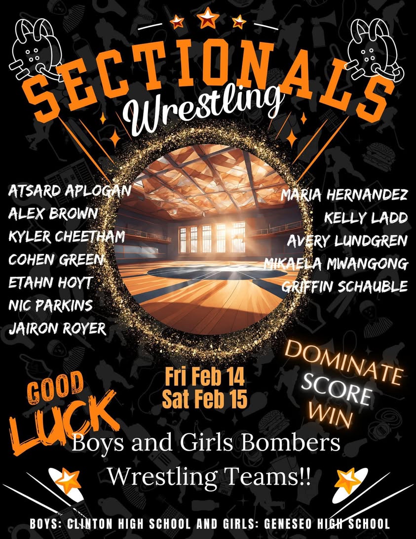 Good luck, Bomber Wrestlers!!!