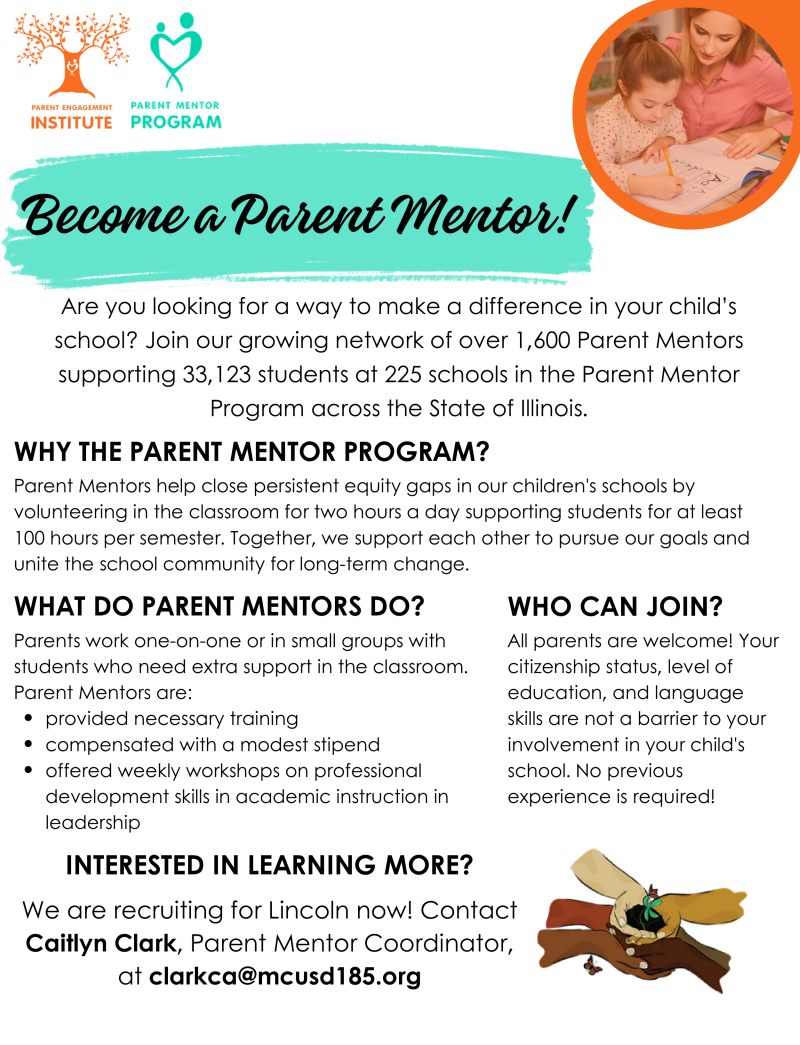 Become a Parent Mentor!