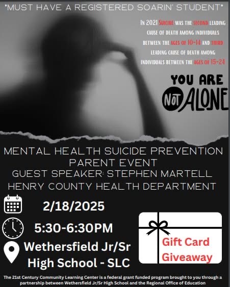 Join the Soarin Parent/Guardian Meeting on February 18th at 5:30 PM