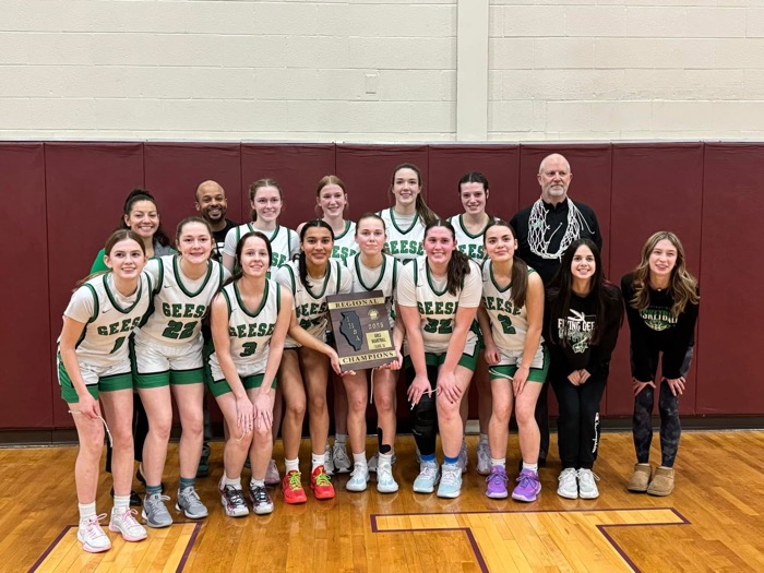 Wethersfield Lady Flying Geese Celebrate Class 1A Regional Championship Victory