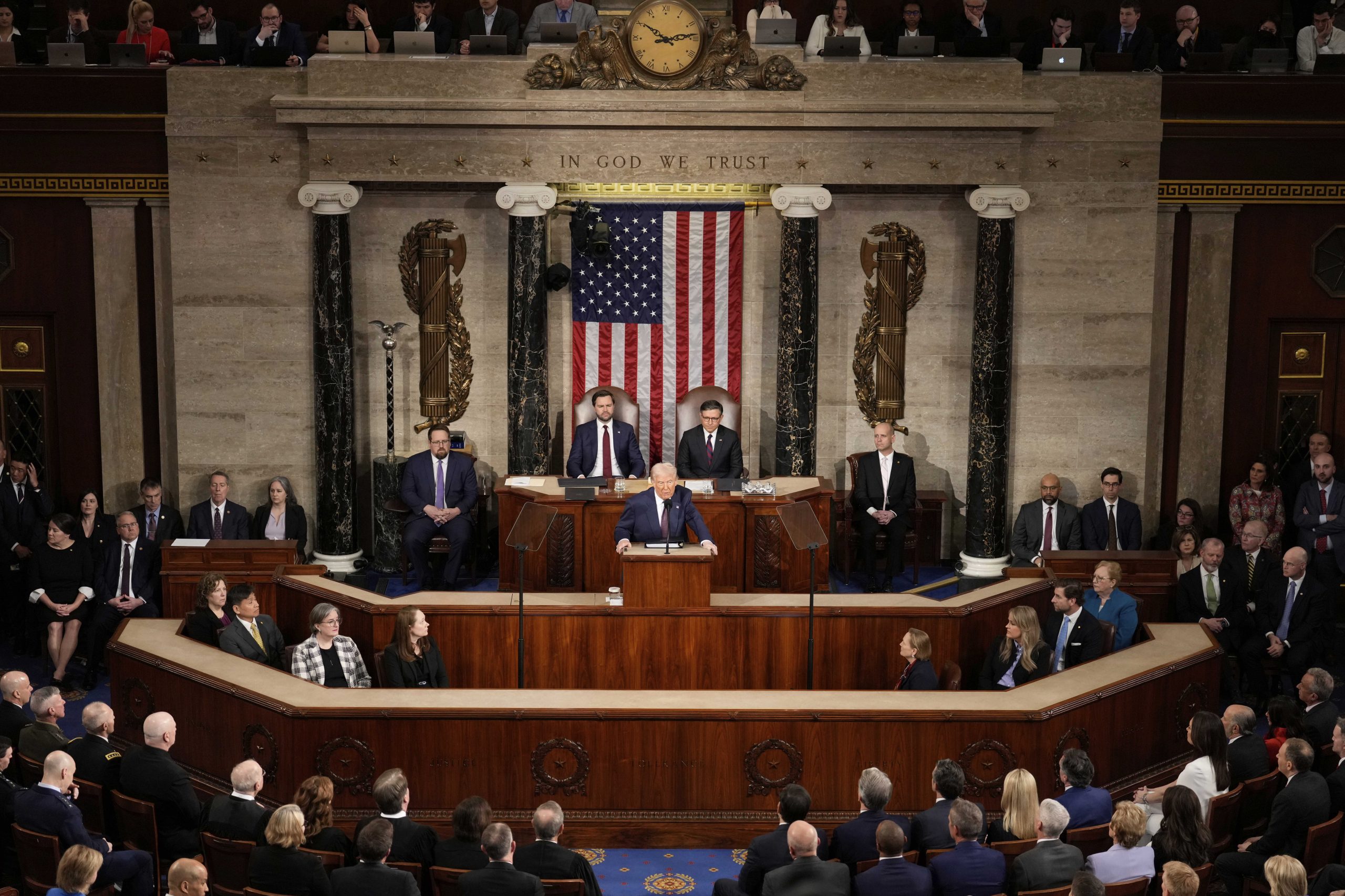 Trump reaches 36.6 million television viewers for first address to Congress in second term