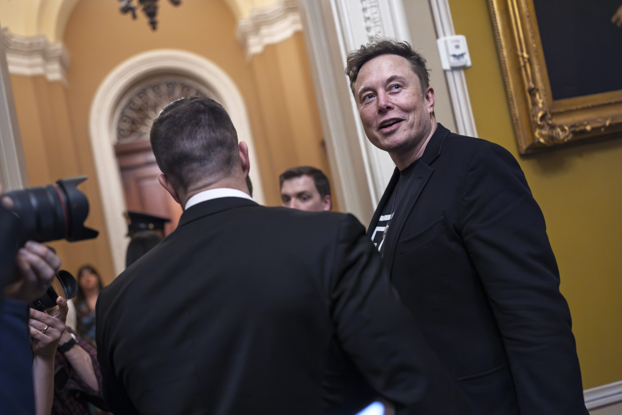 Elon Musk tells Republican lawmakers he’s not to blame for federal firings