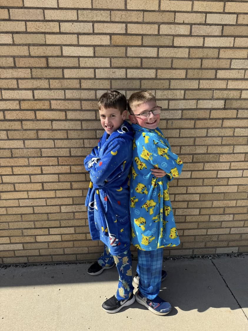 Cozy up witha good book- Wear your pajamas to school!! Edison loved celebrating Read Across America Week!! #MAC185 #edis…