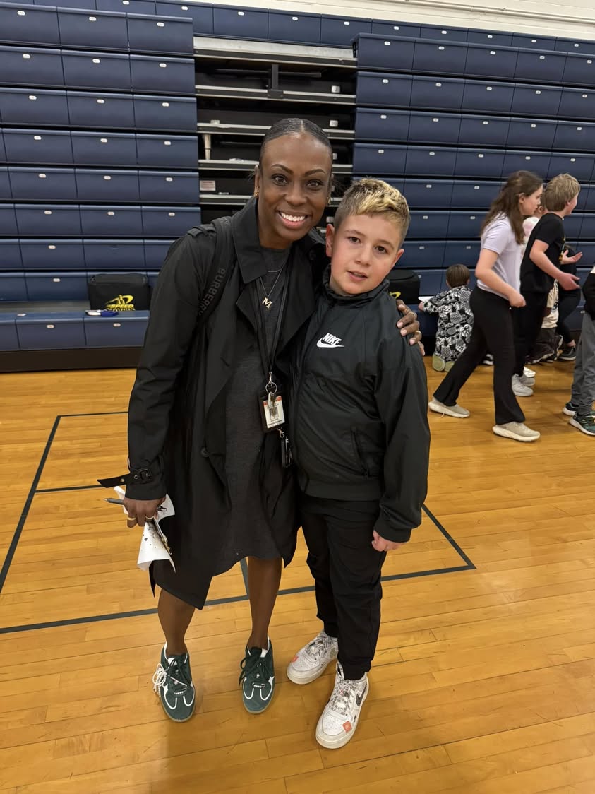The kids were so excited to see Ms. Rogers at Edison!! #wemissyou #allsmiles #MAC185 #edison #somanyhugs