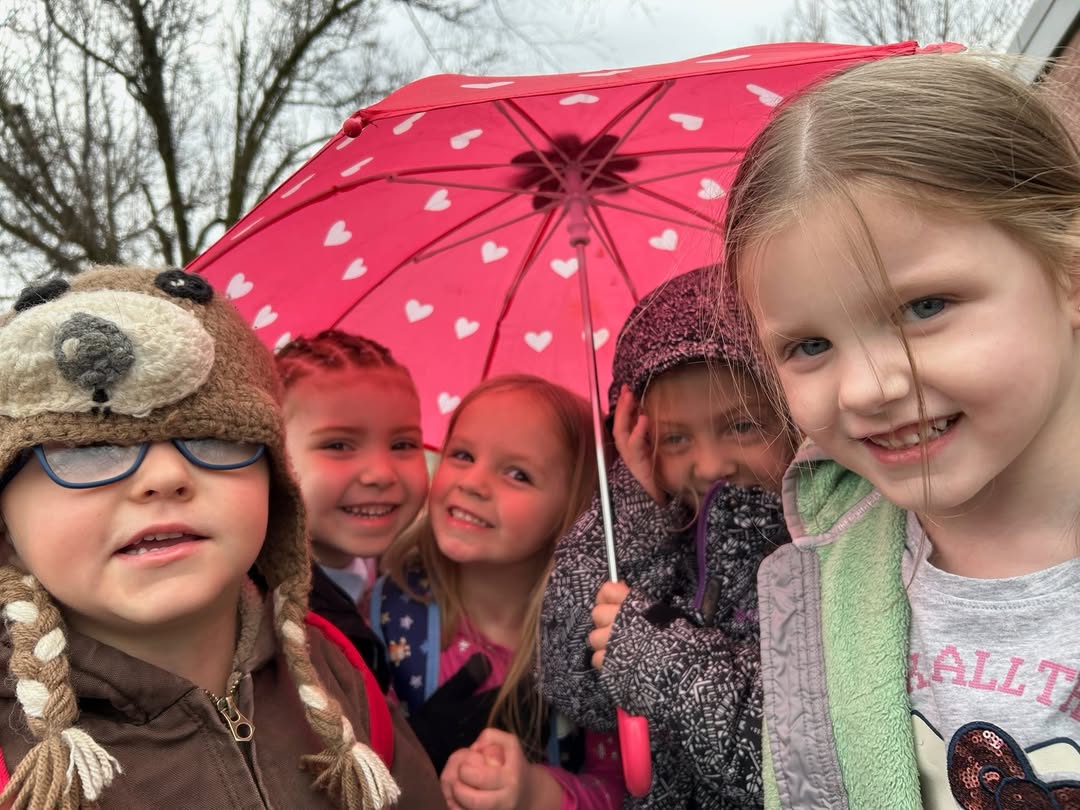 The rain wont stop Mrs. James afternoon class from having a fun-filled day!🌧️☺️ #MAC185