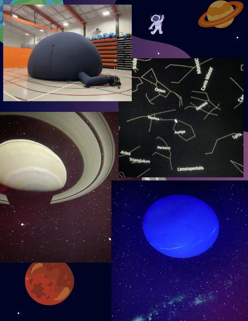 Lincoln Elementary students are experiencing the mobile planetarium today and tomorrow! #mac185