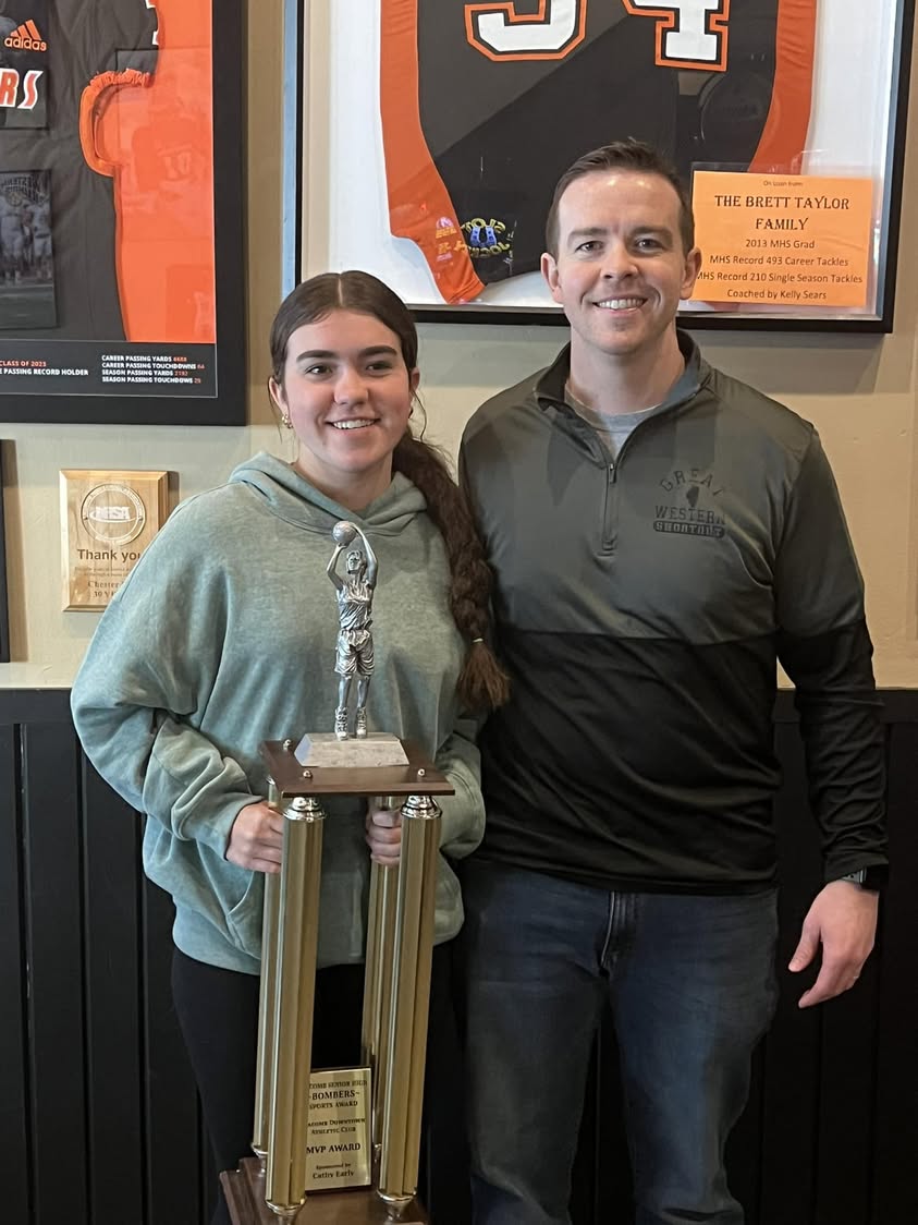 Congratulations Kylie Robinson! She is the DAC MVP for Bomber Girls Basketball. #OnceABomberAlwaysABomber