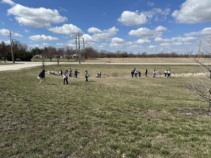 Sixth grade spent the day outside discovering examples of primary and secondary succession around the Middle School #MAC…