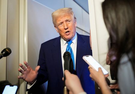 Trump, asked about markets, says sometimes you have to ‘take medicine’