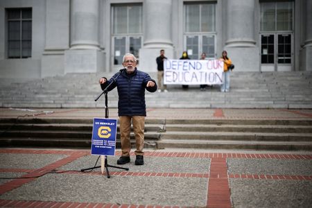 As demonstrators accuse Trump of undermining universities, he calls Harvard ‘a disgrace’