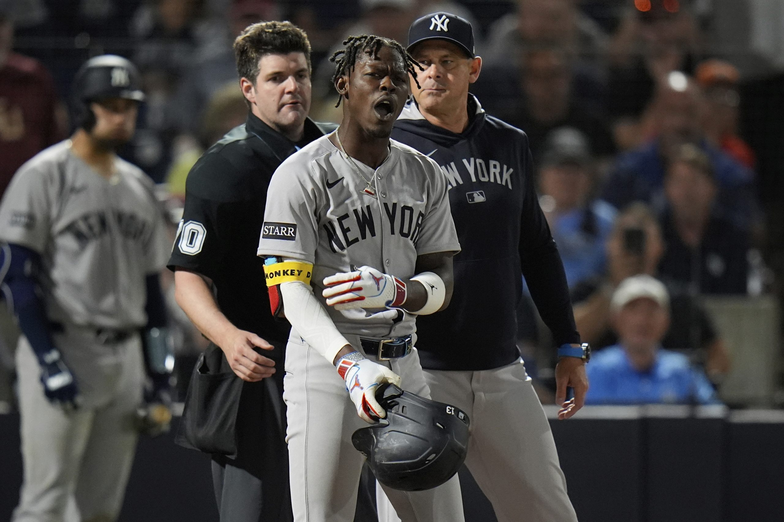 Chisholm ejected for arguing called 3rd strike during Yankees’ 6-3 win over Rays