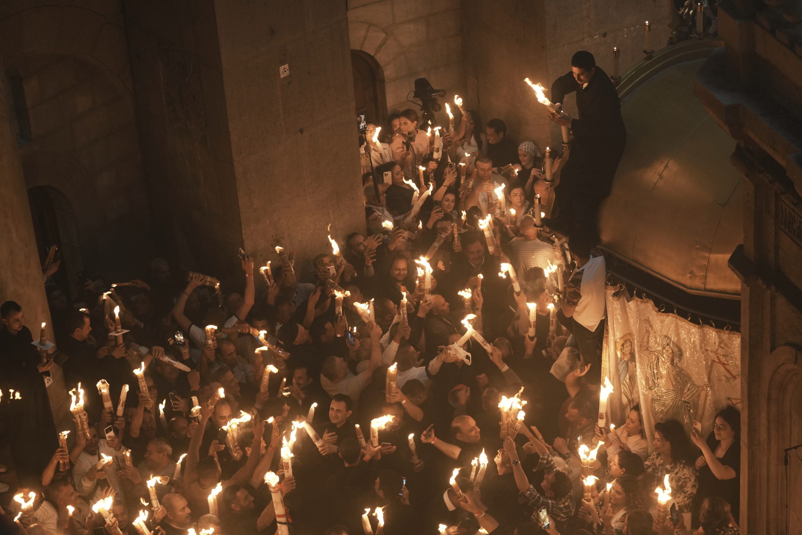 What’s behind the visually stunning ‘Holy Fire’ ceremony in Jerusalem?