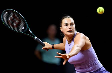 Tennis-Sabalenka dials up tension by using phone to photograph contested mark
