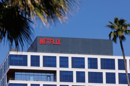 Netflix shares rise as rosy outlook calms investors’ nerves amid tariff fears