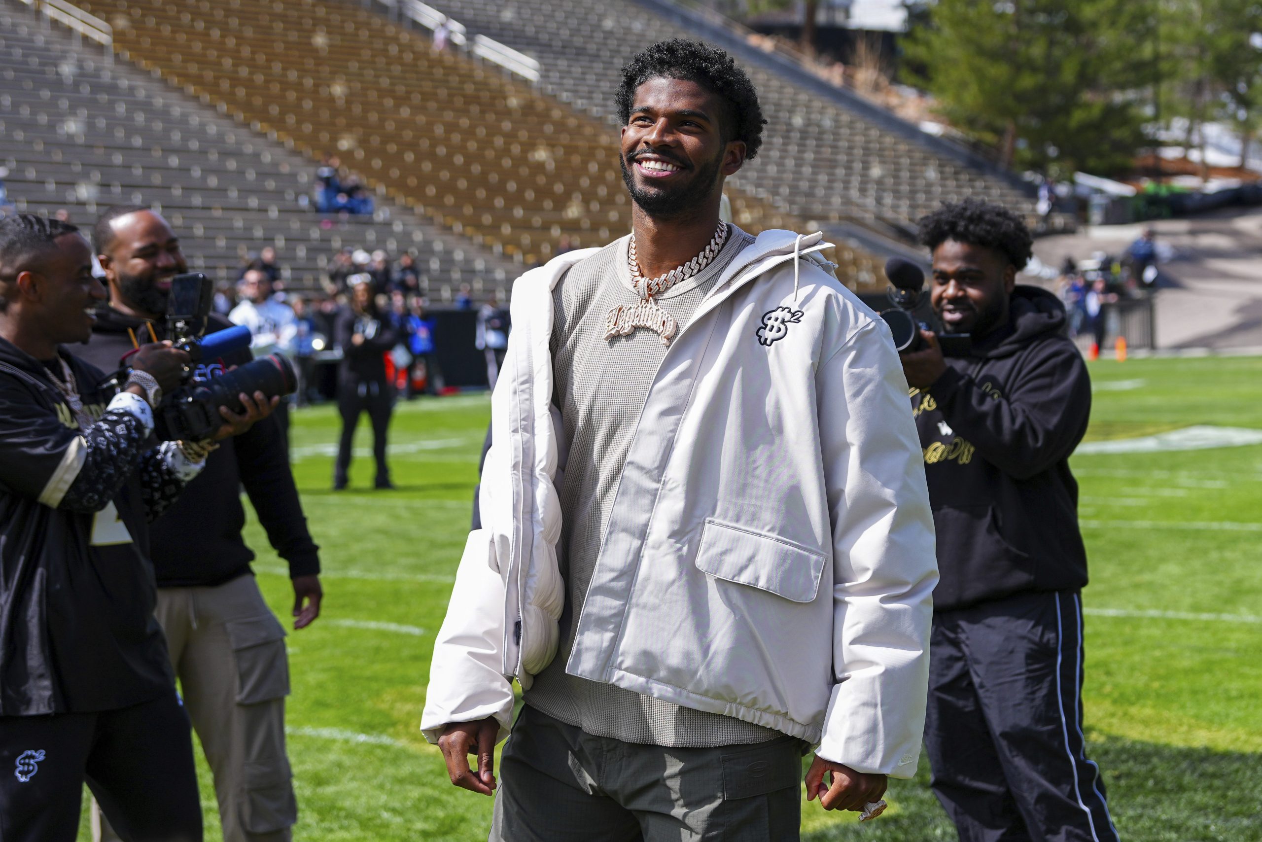 Deion Sanders laments criticism son Shedeur faces ahead of NFL draft but says he’s ‘built for this’