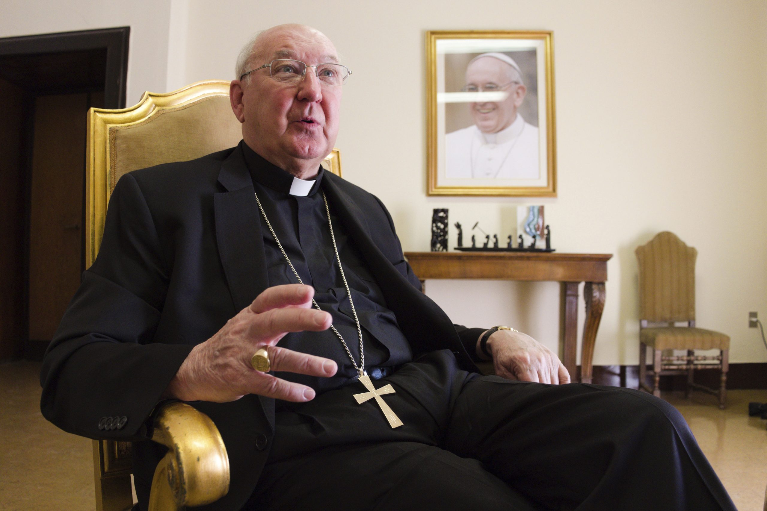 An Irish-born American cardinal is entrusted as the ‘camerlengo,’ running the Holy See between popes