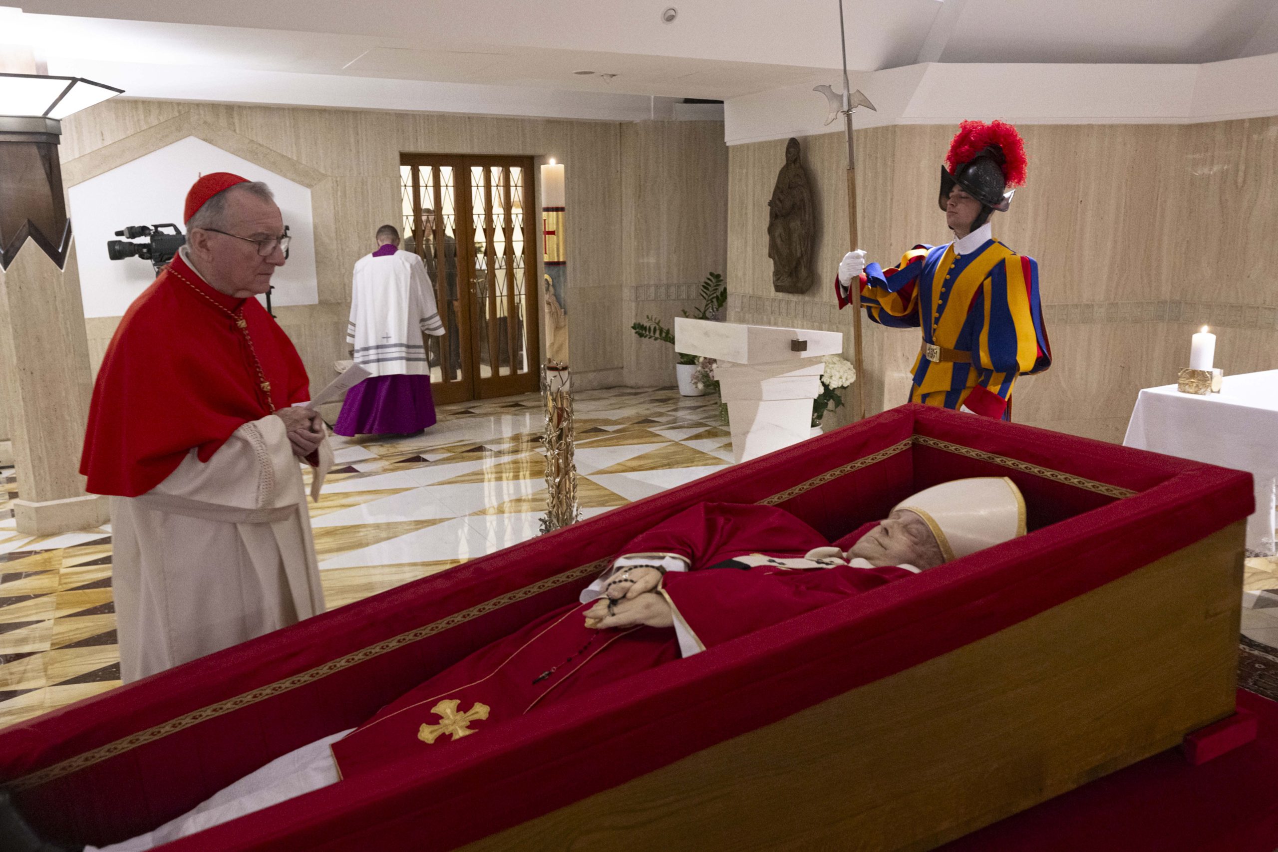 Cardinals meet at Vatican and set date for Pope Francis’ public viewing and funeral