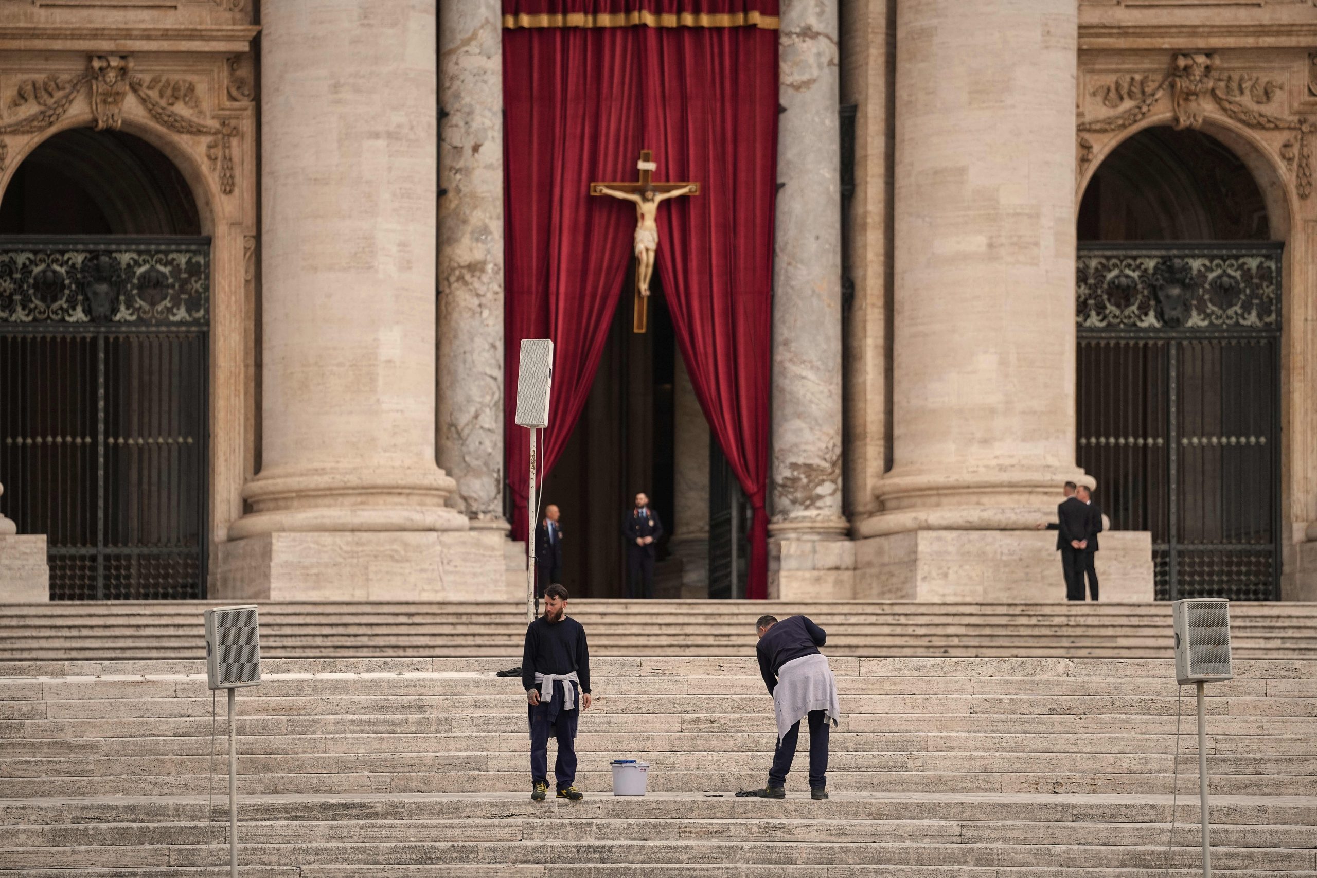 The Latest: Public mourning for Pope Francis to begin at St. Peter’s