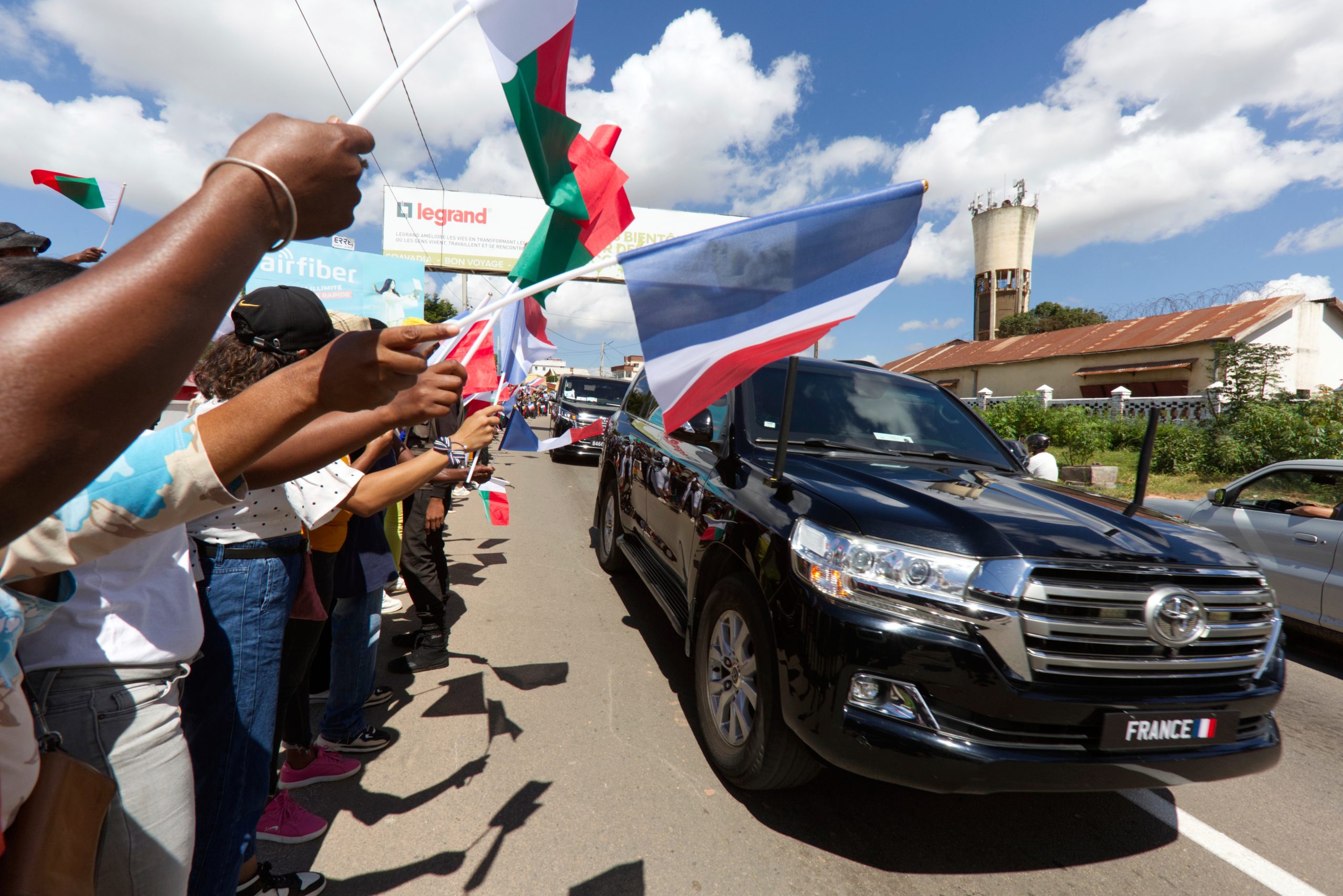 Macron visits Madagascar in the first trip by a French leader to the former colony in 20 years