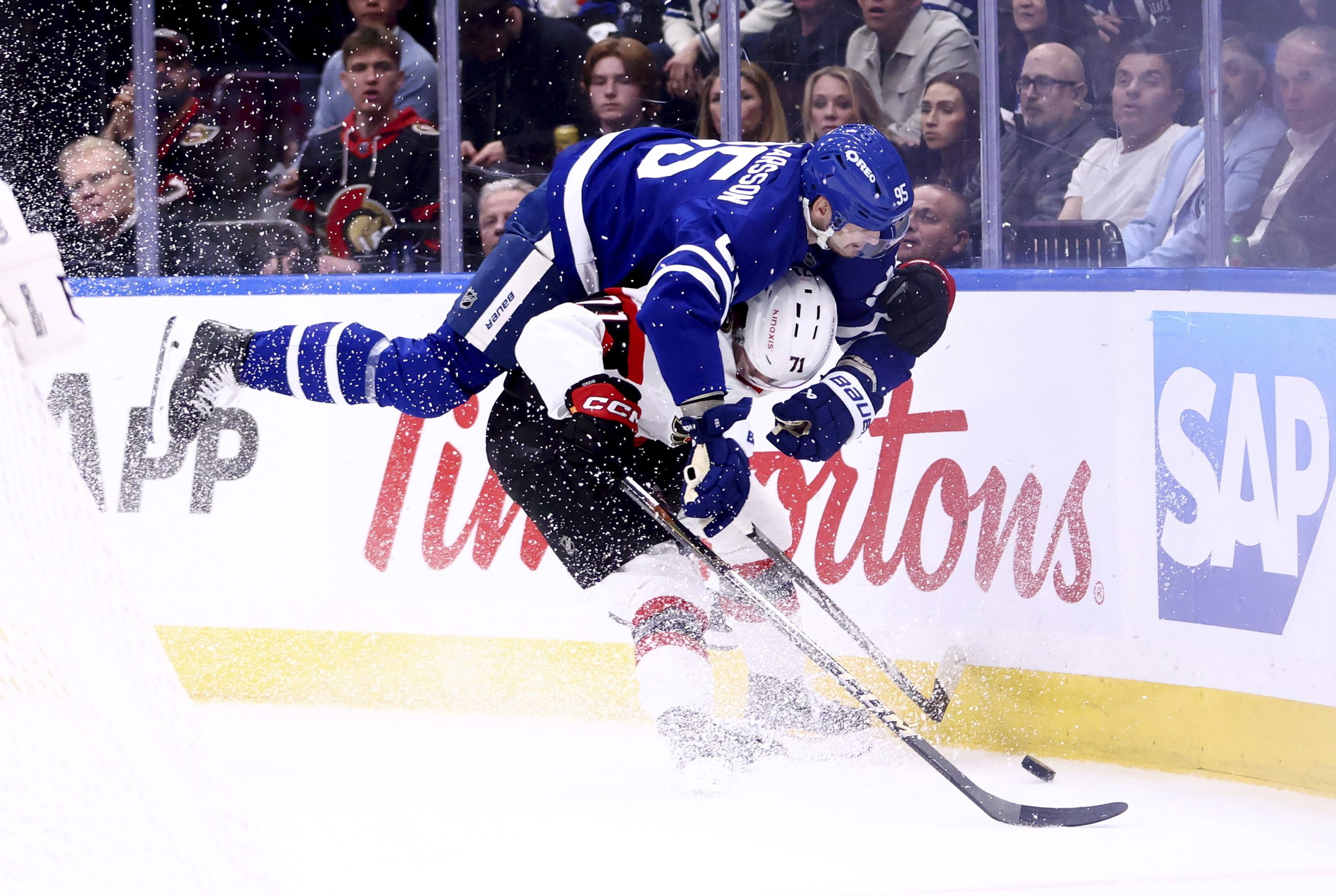 Home-ice advantage seems to be a real thing so far in the NHL playoffs