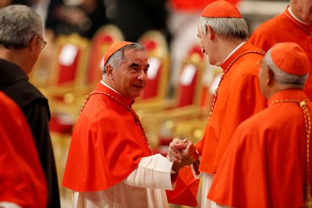 Convicted cardinal wants to vote for pope; his brother prelates must decide