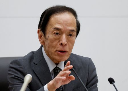 BOJ’s Ueda keeps rate-hike pledge but warns of US tariff impact