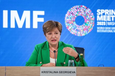 IMF focused on stability but will support countries on climate risks, Georgieva says