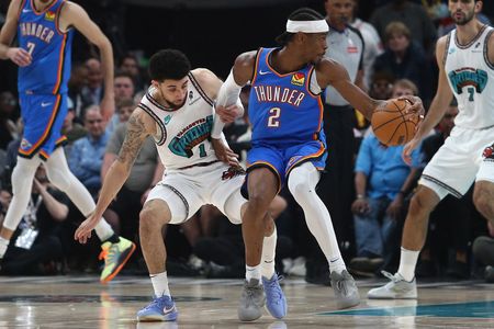 NBA roundup: Thunder rally from 29 down to beat Grizzlies