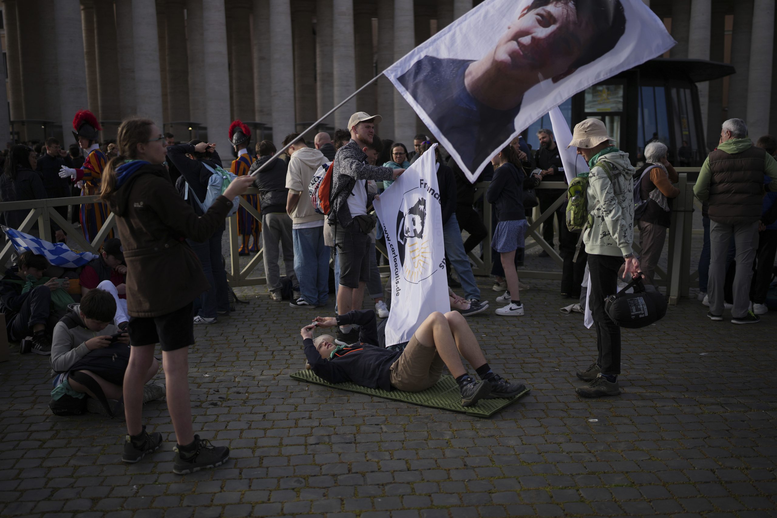 They came for the canonization of a millennial saint. They stayed for Pope Francis’ funeral