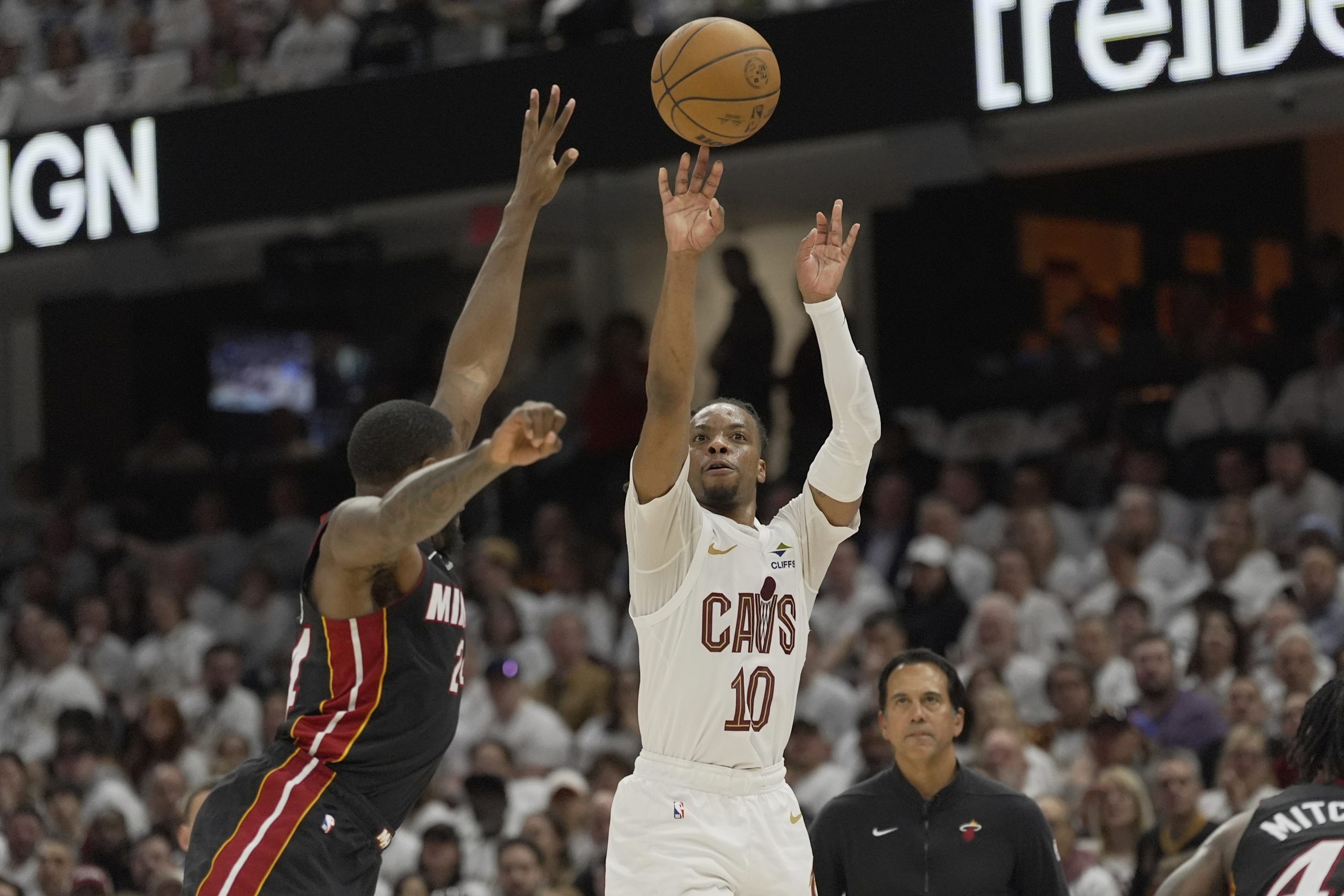 Cavs rule Darius Garland out for Game 3 against Heat with sprained toe