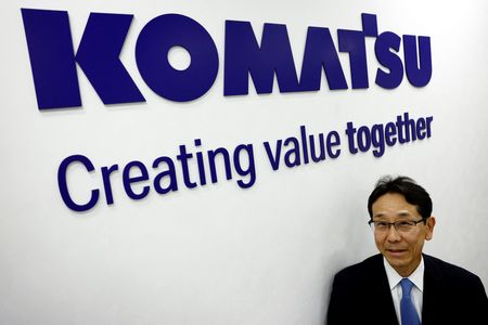 Japan’s Komatsu expects 27% profit fall this year on stronger yen, tariffs