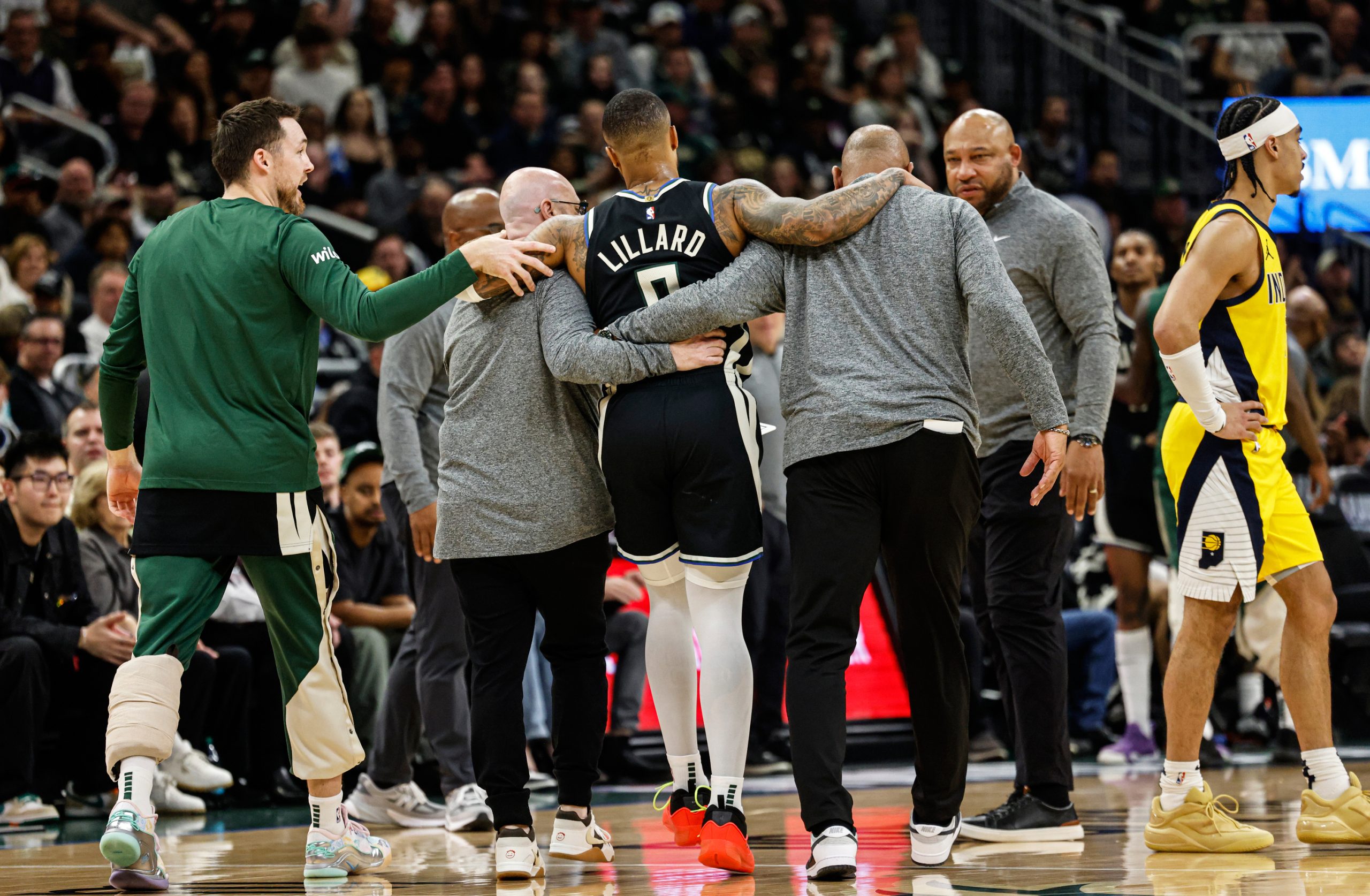 Bucks confirm Damian Lillard has a torn left Achilles tendon