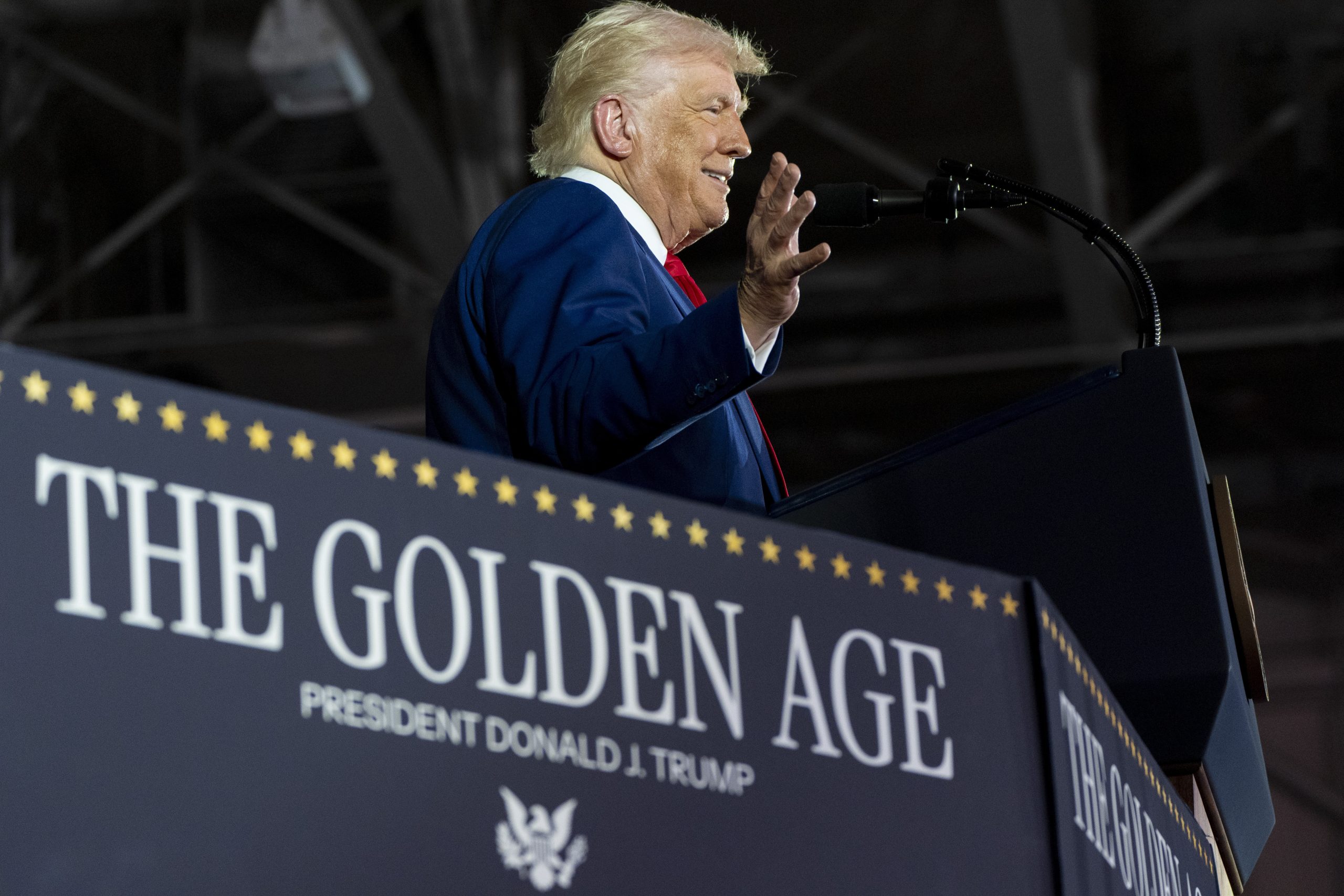 FACT FOCUS: Trump touts his accomplishments at 100 days but at times falls short on the facts