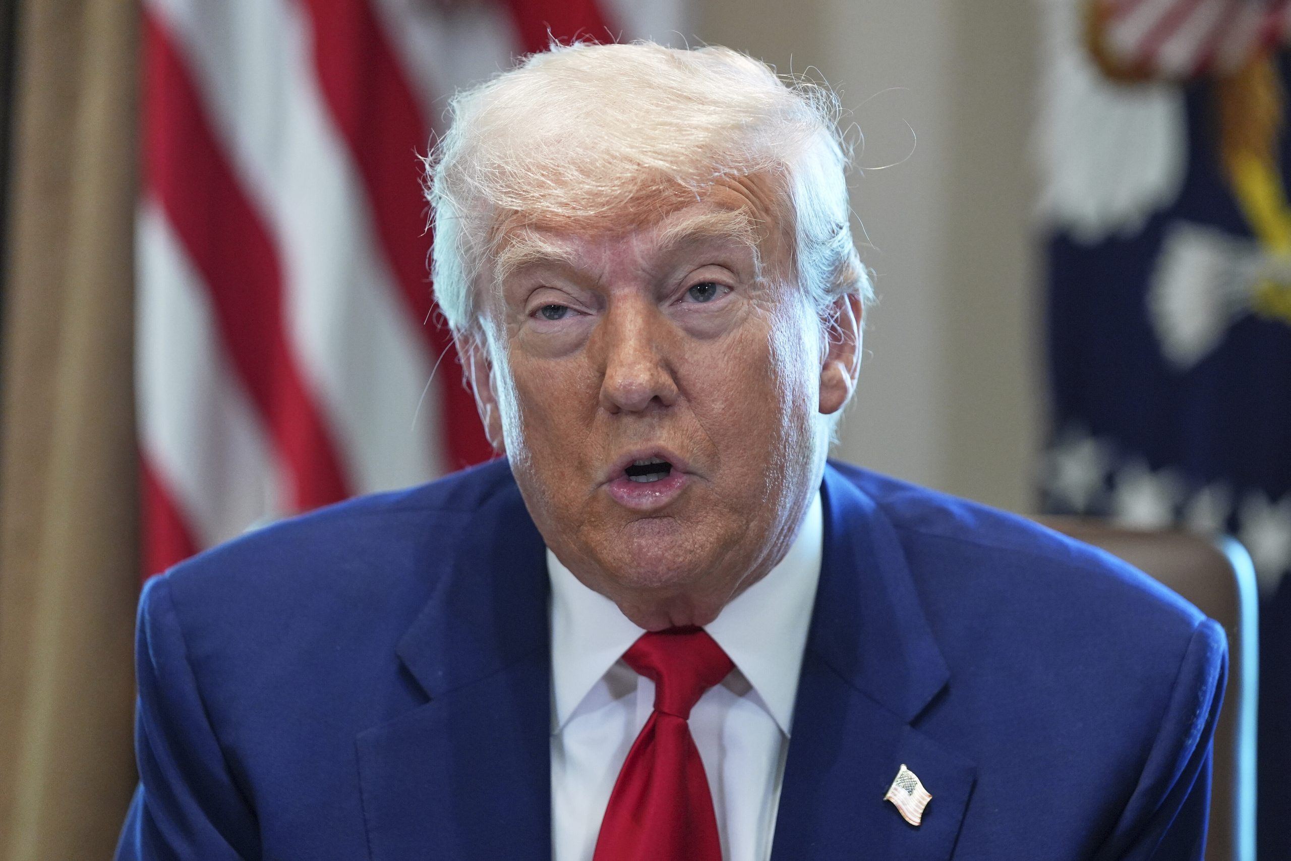 Weak GDP report tied to tariffs has Trump trying to blame Biden on the state of the economy