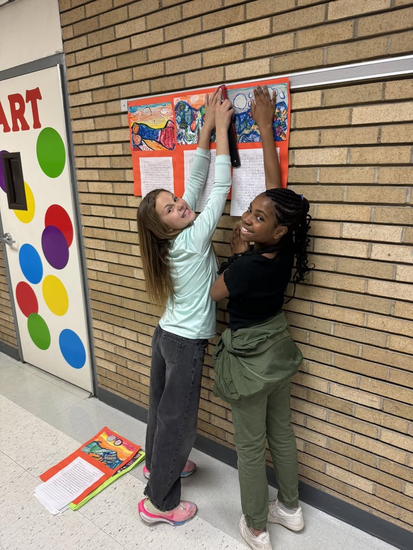 We love seeing all the kid’s hard work in Mrs. Sever’s art class on the walls of Edison. #art #edison #weloveart #MAC185