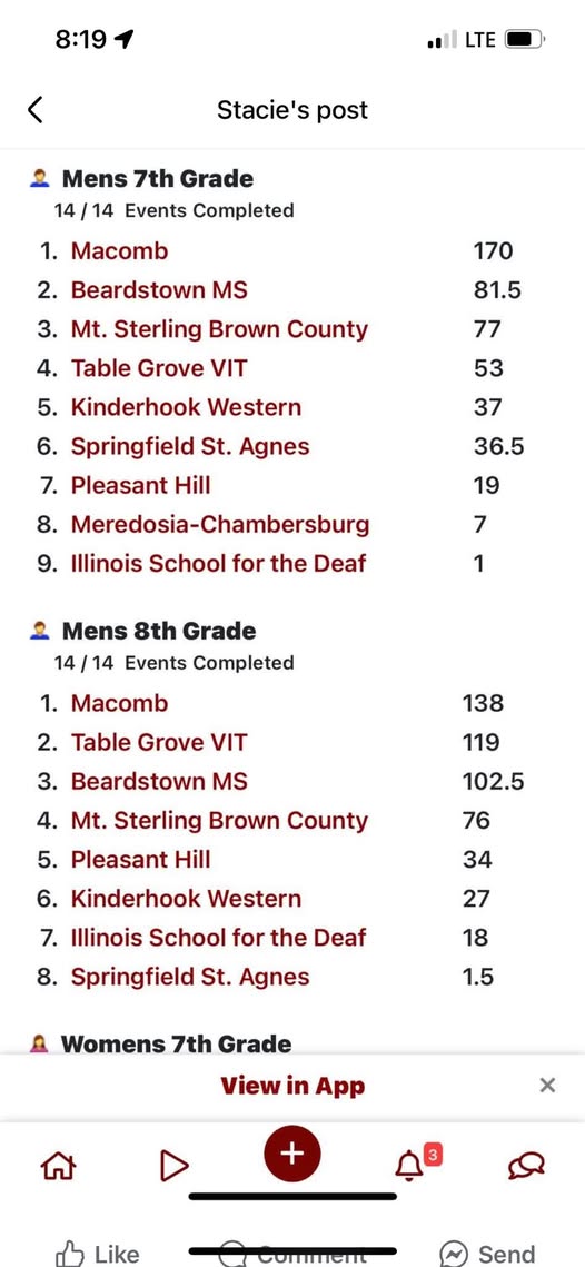 Bomber MS Track and Field. #OnceABomberAlwaysABomber
